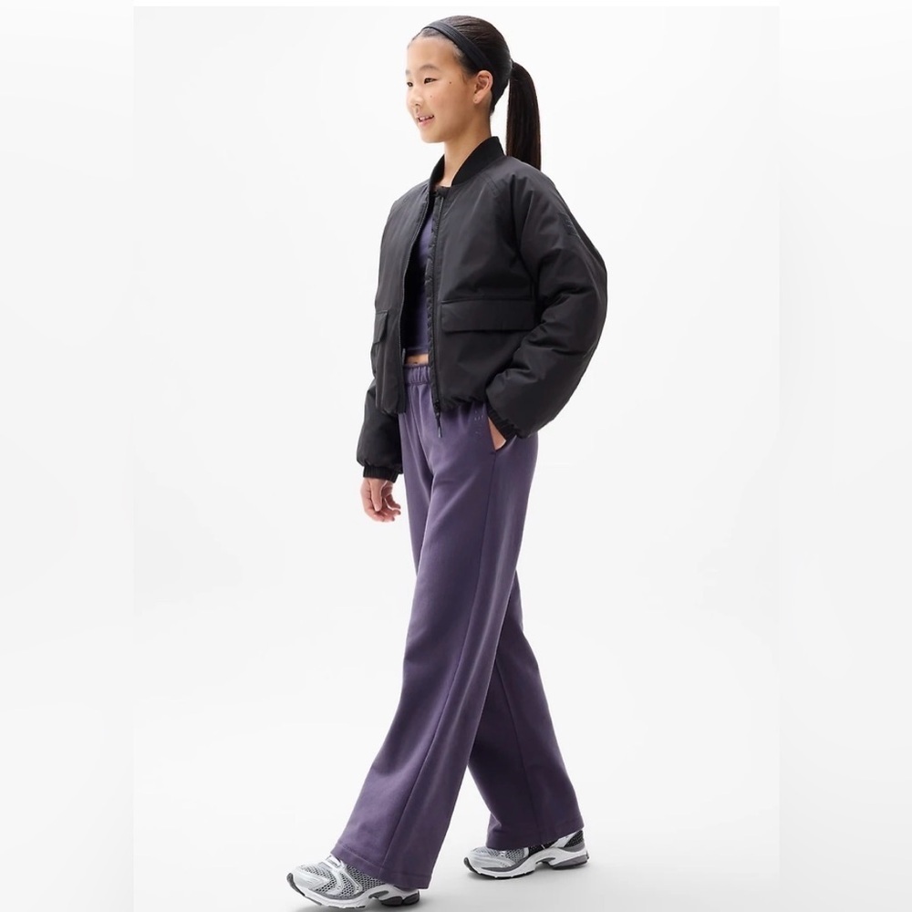 NWT Athleta Girl All Day Twilight Wide Leg Pant Sz 7.